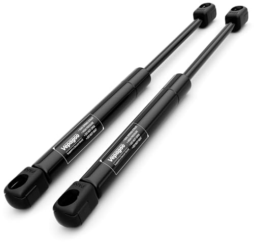 Vepagoo Universal 400MM 350N 35KG Gasdruckfeder Stossdämpfer für Heckklappe Truhe Anhänger Aussenbereich Boden Bodenklappe Schuppen und andere benutzerdefinierte Heavy Duty Projekt, 2er