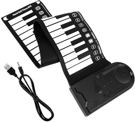 Piano 49 de Portátil Plegable Altavoz Integrado Teclas