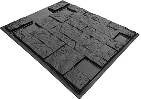 Kelisdi Vertikale Betonstempel im Retro-Stil, für Wand, Beton, Gips, Garten, Haus, Wand, Stein, Zement, Ziegel, Ziegel, Ziegel, Form