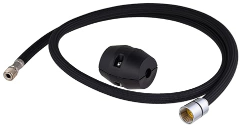 Flexible de douchette extractible d'évier, en nylon, longueur 125 cm M15x100 / M15x21 (1/2') avec contre-poids NOYON & THIEBAULT
