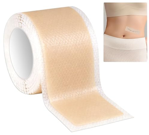 Pansement Silicone Cicatrice, 4 cm X 2 m Patch Silicone Médical Cicatrice Visage, Réutilisable Scar Sheets Médical, Professionnel pour Soin Scar Tape, pour Adapté Aux Césariens, BrûLures et D'acné