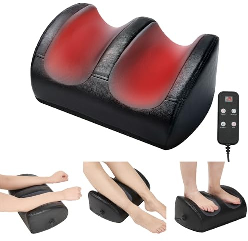 LINGTENG Appareil De Massage Chauffant Pour Les Pieds Et Les Mollets | Rouleaux De Massage, Massage Par Acupression, Pour DéTendre Les Muscles Des Mollets Et De La Plante Des Pieds, Cadeau De FêTe