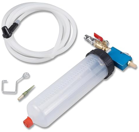 Pompa aspiratrice per liquido freni automobilistico Kit spurgo pneumatico per liquido freni Strumento a vuoto Frizione 300 cc Cambio manuale per servosterzo Cambio olio per auto, moto e camion (500CC)
