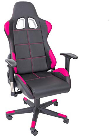 TPFLiving Premium XL-gaming stol brand, tål upp till 150 kg i 6 olika färger, konstläder