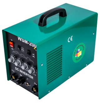 HST Schweißgerät TIG WSM MMA 200 Ampere I Inverter Schweissgerät mit HF-Zündung, Puls Funktion & AntiStick I Zum Schweißen von Edelstahl, Eisen Kupfer
