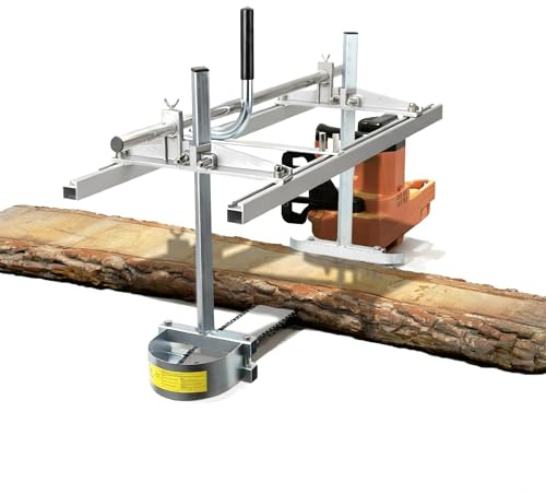 CDZHLTG Portatile Segheria a Catena per Motosega Planking Smerigliatrice Fresatura, Lunghezza Asta, Segheria Accessori Motosega Tavolame Lame 14-36 pollici (35,5 – 91,4 cm)