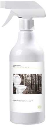 Nettoyant multi-usage à l'acide oxalique, 500ml, Spray nettoyant hygiénique et frais, Contre le calcaire la saleté- Pour toilette, carrelage, mousse nettoyante puissante | Salle bain cuisine