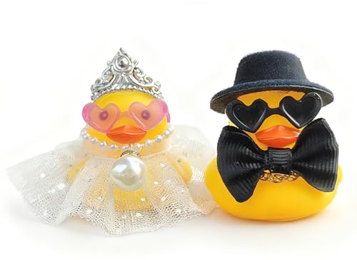 Patos de Goma de Boda,Regalo Boda para Novios para Recuerdos de Fiesta,Regalo de Novia y Novio para Ceremonia,Recuerdo, Bendición de Matrimonio para Recién Casados