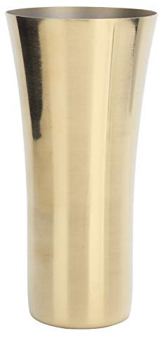 Yuecoom Edelstahl Kaltgetränk Saftbecher Dekorative Wasserbecher Bierkrug Kaffeebecher für Home Restaurant Decor(Ziel)