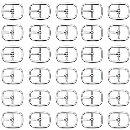 MaoNativey 30er Set Gürtelschnalle Schnalle, Metall Schuh Schnalle Rollschnalle Gürtelschnallen Gürtel Hardware Dornschließe für Taschen Ledergürtel Hand DIY Zubehör