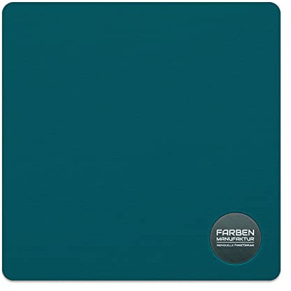 Farben Manufaktur (T) raummatt Wandfarbe Innenwandfarbe Innenfarbe Dispersionsfarbe Trendfarbe 2022 1/2/5/10L, Farbe: stolzes blau grün, Größe: 5L