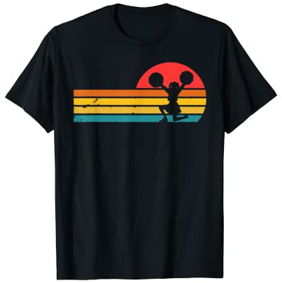 Cheerleading Cheerleader 80er Retro Cheerleading T-Shirt