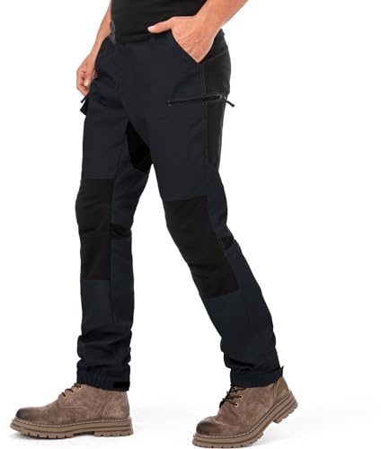 yeyity Wanderhose Herren, Atmungsaktiv Arbeitshosen Männer Jagdhose | Outdoor Hosen Robust Langlebig Trekkinghose Anglerhose Jagdbekleidung zum Outdoor-Aktivitäten und Außenarbeiten