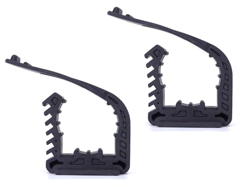 FITRUB Professional Gummi-Montageklammer 60-87mm 2Stk. Kabel, Werkzeug, Offroad, Haushalts- und Militärklemme. Werkstatt-Zubehör-Organisator. Sehr Strapazierfähig und Langlebig.