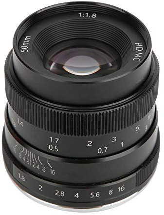 50mm F1.8 Objektiv mit Fester Brennweite und Objektivtasche Half Frame Portrait Feste Brennweite Z-Halterung für spiegellose Nikon Z6 Z7 Z50 Kamera-Geschenk