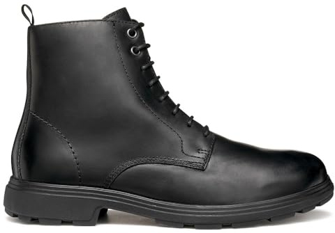 Geox U MEIERN Ankle Boot para hombre, negro, talla 44 EU, Negro, 44 EU