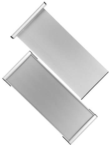 BESTOYARD 2stücke Aluminium Namensschildhalter Für Wand Und Tür Doppelseitig Aus Aluminiumlegierung Für Bürotüren Namensschildhalter Für Schreibtisch Und Wand Für Büro Zuhause Und Geschäft