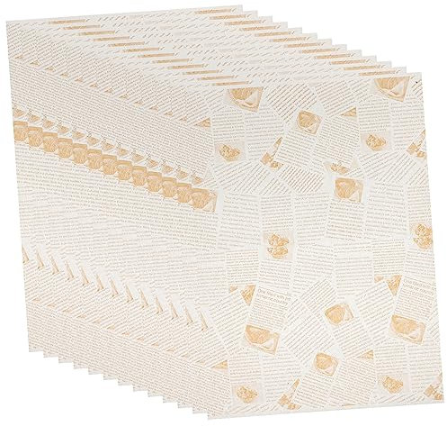 Warmhm 100feuilles Alimentaire Papier Décoratif Pour Fête Oléophobe Pour Tapis De Collation