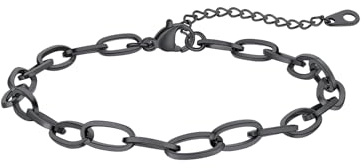 FaithHeart Fußkettchen für Damen Fußkette Wasserfest Büroklammer Kette/Panzerkette/Figarokette Gliederkette Ankerkette Fußschmuck im Sommer