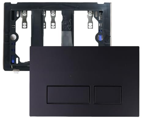 Agrdeed Druckplatte Betätigungsplatte, Betätigungsplatte drückerplatte Chrom Kunststoff WC spülkasten ersatzteile modell kompatibel mit Geberit sigma 01 UP300 & 320 betätigungsplatte