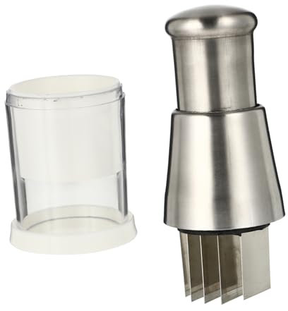 Alipis Hachoir Manuel Presse-ail Inox Et Acier Inoxydable Coupe-légumes Compact Facile à Nettoyer Trancheuse Portable Pour Cuisine Et Camping Coupe-oignon Pratique Et Rapide
