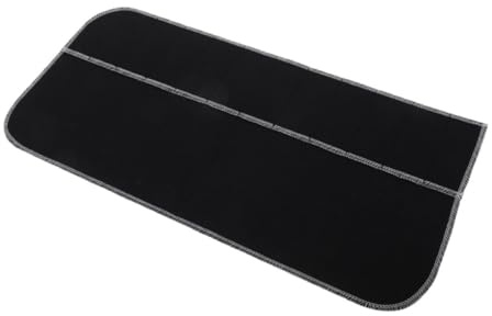 Paquet de Rangement pour Argenterie Noir Anti Ternissement , Grand Format | Feutre Fibre Chimique, Intérieur Grosse Capacité, Usage Maison et Voyage, pour Couverts et Petits Ustensiles