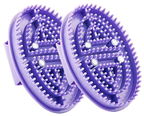 2pcs Brosse Meridian Brosse Flexible Comfort Massage Brush avec poignée non glissante et aimants relaxation Full corporal Massageur Meridian Massage Body
