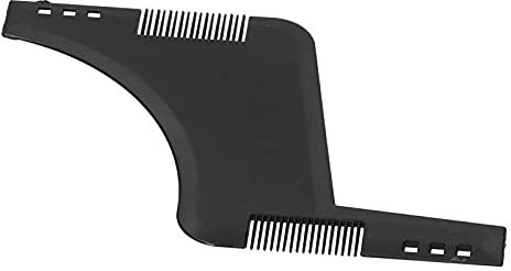 Taidda Bartkamm, Langlebiges Styling-Werkzeug für Männer, Perfekt für die Gesichtspflege und auf Reisen, Schwarzes ABS-Material, 17 X 10,9 Cm, für die Pflege von Männern