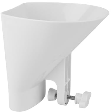 Flour Funnel for Cuisinart & Breville Stand Mixers, Wide Mouth Pouring Chute Compatible with 3.5Qt-7Qt Mixer Bowels Durable Dishwasher Safe Baking Accessory for Cake Baking & Kitchen Prep