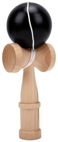 Robustes Kendama-Spielzeug aus Holz Zur Entwicklung von Fähigkeiten und Zum Koordinationstraining, Perfekt für Spiele Im Freien und Familienspaß (Black)