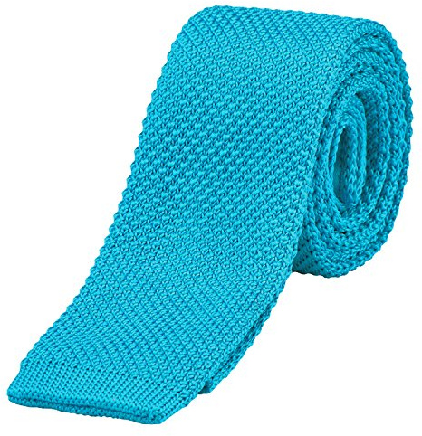 DonDon schmale Strickkrawatte Krawatte Herren retro 5 cm