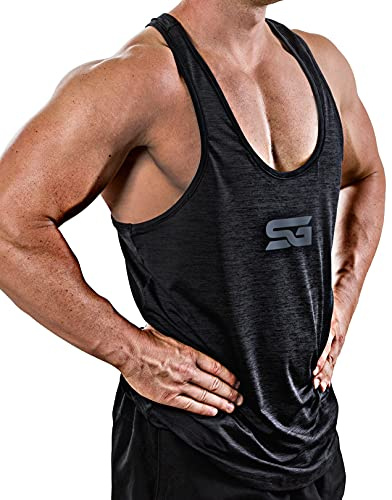 Satire Gym® - Fitness Stringer Tank Top - Herren Sportbekleidung -