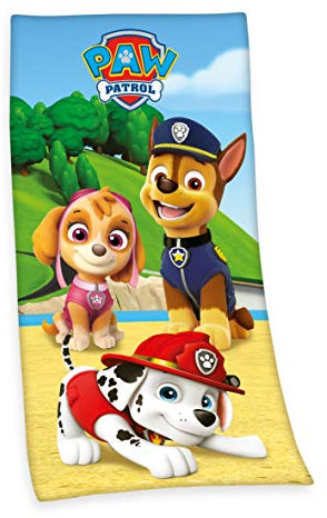 Herding PAW PATROL Badetuch, 150 x 75 cm, Baumwolle, Mehrfarbig