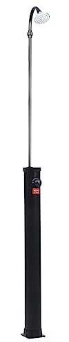 vidaXL Solar-Gartendusche, Schwarz, 214,9 cm, 2,1 Gal