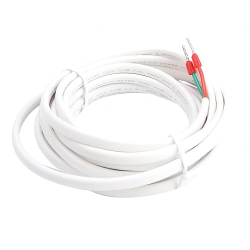 VIFERR Floor Temperature Sensor, 3 Meters Underfloor Heating Floor Probe Thermostat Cable Probe Accessory for Monitoring Indoor and Outdoor Temperature