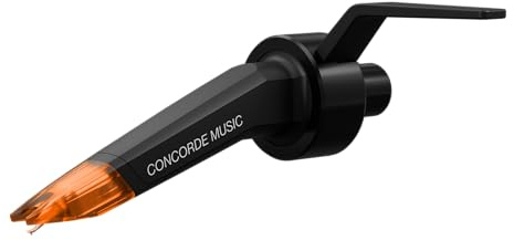 Ortofon Concorde Music Bronze - Cápsula de imán móvil | Diamante de línea fina desnudo | Fácil instalación | Reproducción de sonido más espacial y detallada