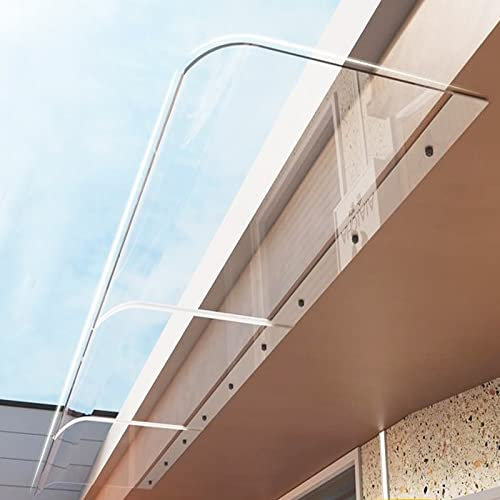 Verandaüberdachung, Außenmarkise, Terrassenmarkisen, Modernes Polycarbonat-Vordach für die Vordertür, Außenmarkise, Verandamarkise, Schutz vor UV-Strahlung, Regen, Schnee und Sonnenlicht, Tr