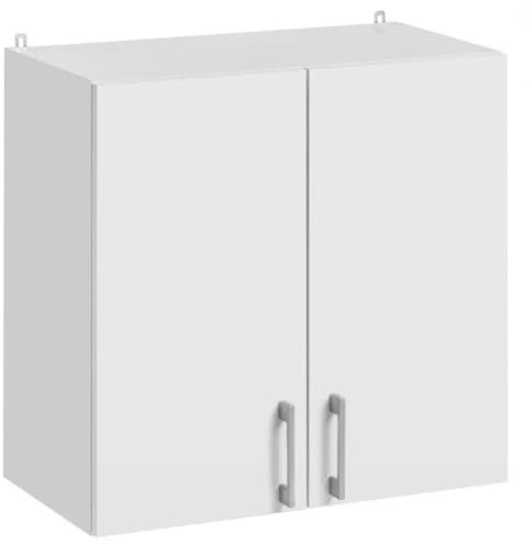 Cuisineandcie - Meuble Haut de Cuisine Eco Blanc 2 Portes L 60 cm