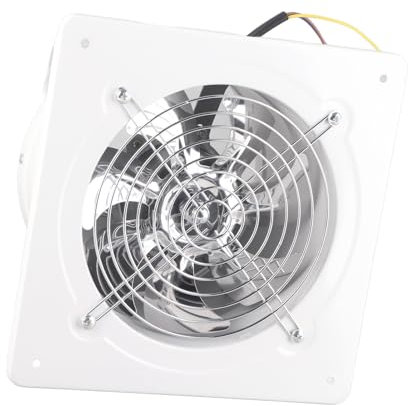 Aspiratore Industriale, Ventilatore per Tutta la Casa Finestra Ventilatore per Parete Finestra Ventilatore 220V 167mm Ferro per Ufficio Uso