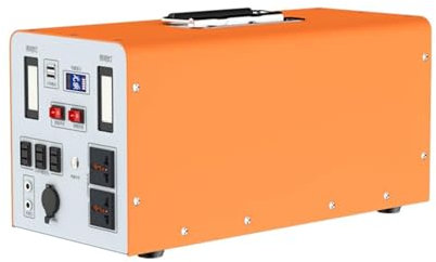 QIANMEI Solar Generator 2000W (Peak 4000W)， Portable Power Station With AC Outlet, USB-C, DC, Car Port, Backup Power Supply Battery For Home Outdoor Emergency Camping RV(100v)