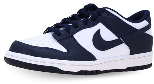 White Midnight Navy Nike GS Dunk Low