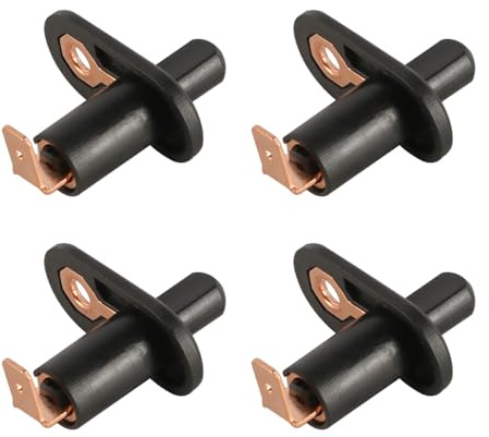 Laroal 4 piezas de interruptor de luz de puerta de coche, interruptor de luz de jamba de repuesto, accesorios de coche de 12 V