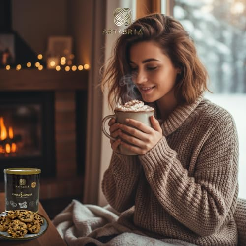 ARTABRIA ChocoSlender, Complemento Alimenticio con Cacao, Naranja Amarga, Coco y Centella Asiática, 300gr, Control del Apetito y Metabolismo