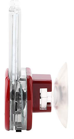RASTKY Hygromètre étanche, Moniteur de Température et d'humidité pour Reptile Lézard avec Affichage Numérique Translucide et Capteur intégré – Rouge, Taille D'écran LCD 1,4 (rouge)