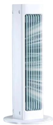 Climatiseur Mobile Silencieux Climatiseur Mobile sans évacuation Ventilateur de Climatisation électrique Mural sans Perçage ventilateur de refroidissement d'air pour Chambre Bureau (White, 32CM)