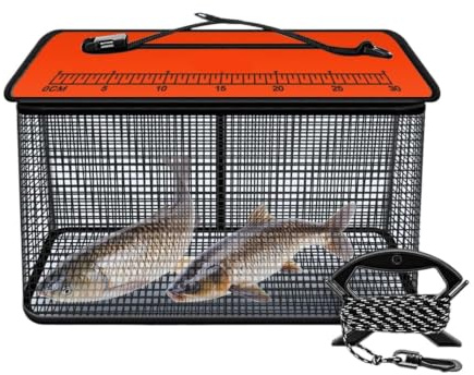 Cestino da pesca galleggiante per angioletti e granchi di fiume | Cestino catarifrangente per la pesca vivo, riflettente, portatile, ad asciugatura rapida, per pesca in mare