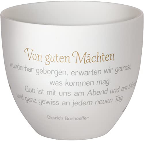 Von guten Mächten: Windlicht aus Porzellan