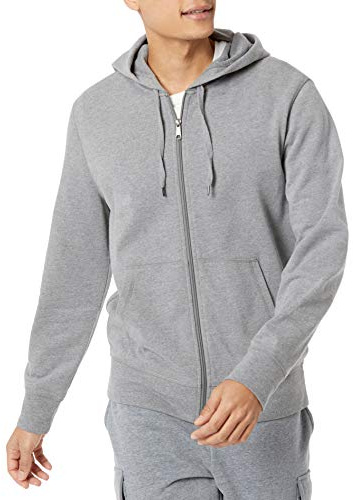 Amazon Essentials Men's Regular-Fit Lightweight Full-Zip Hoodie
