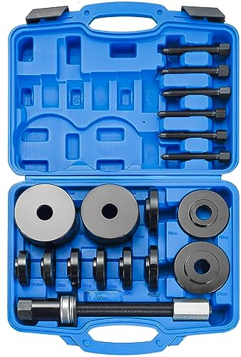 ATPEAM Coffret 19 Pièces Extracteur de Roulement, Kit Arrache Roulement, Extracteur Roulement Universel pour Moyeu et Roue