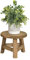 Kbsin212 Tabouret Haut, Pot Fleur en Bois Multifonction, Conteneur Jardin Supports Ronds Extérieurs? Et Ne Se Fissure Pas Ou Ne Se Décolore Pas